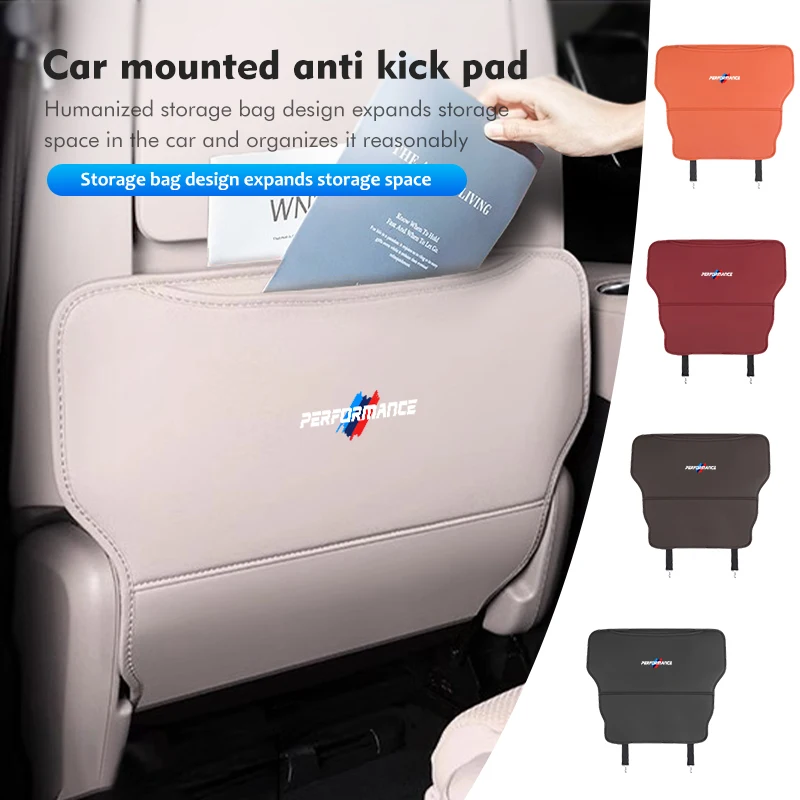 Car Seat Back Leather Kid Anti-Mud Cover Anti Kick Mat For BMW 1 2 3 5 7 Series X1 X2 X3 X4 X5 X6 G20 G30 G11 G12