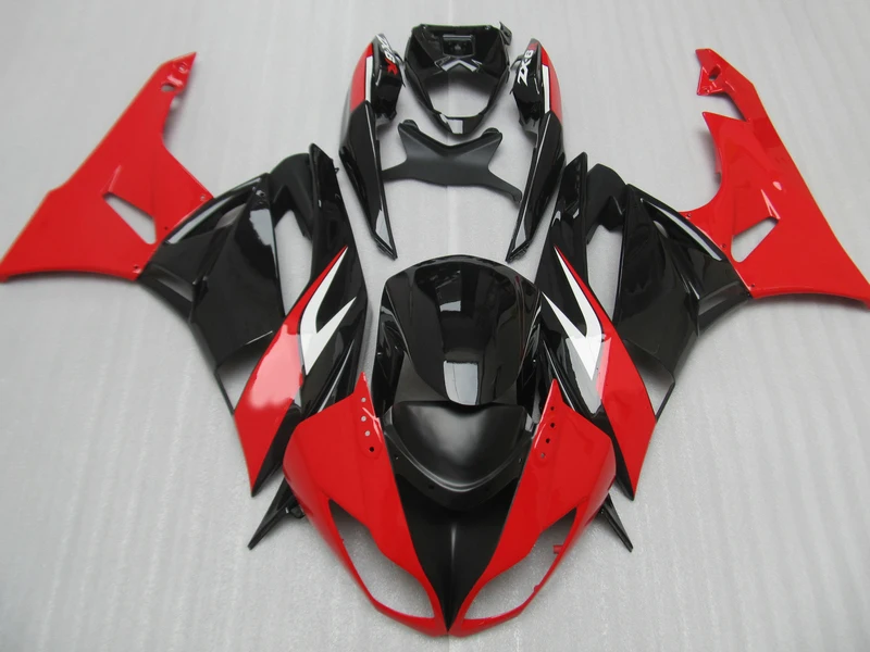 High quality fairings set for Kawasaki ZX6R 2009 2010 2011 2012 red black fairing kits  09-12 TZ10