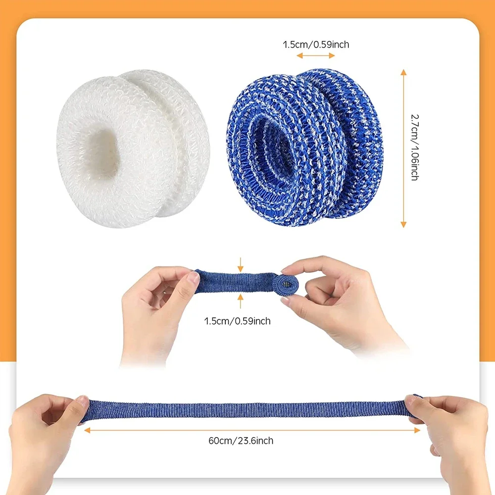 10Pcs Finger Bandage Finger Roll Cots Finger Protector First Aid Tubular Bandages Finger Sleeves for Finger Sprains Swelling