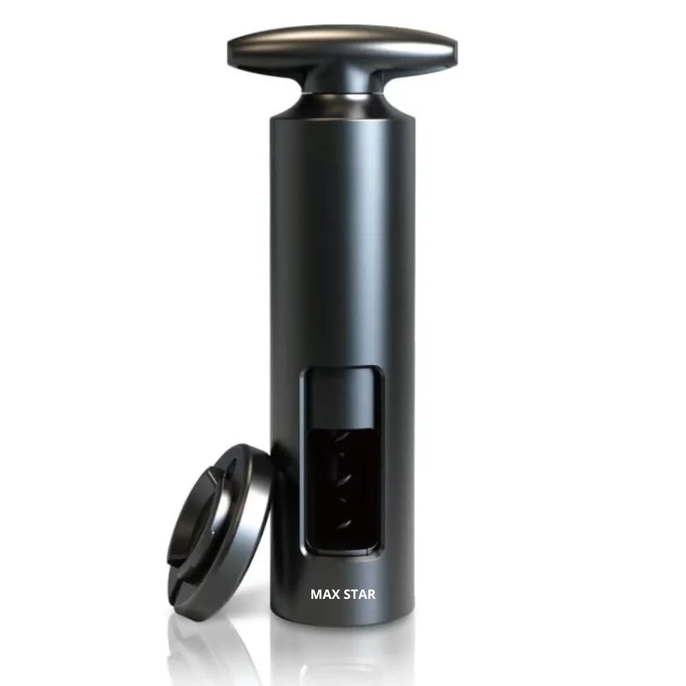 Max Star Sacacorchos Manual Abridor de Botellas de Vino Elegante y Práctico para Cualquier Ocasión