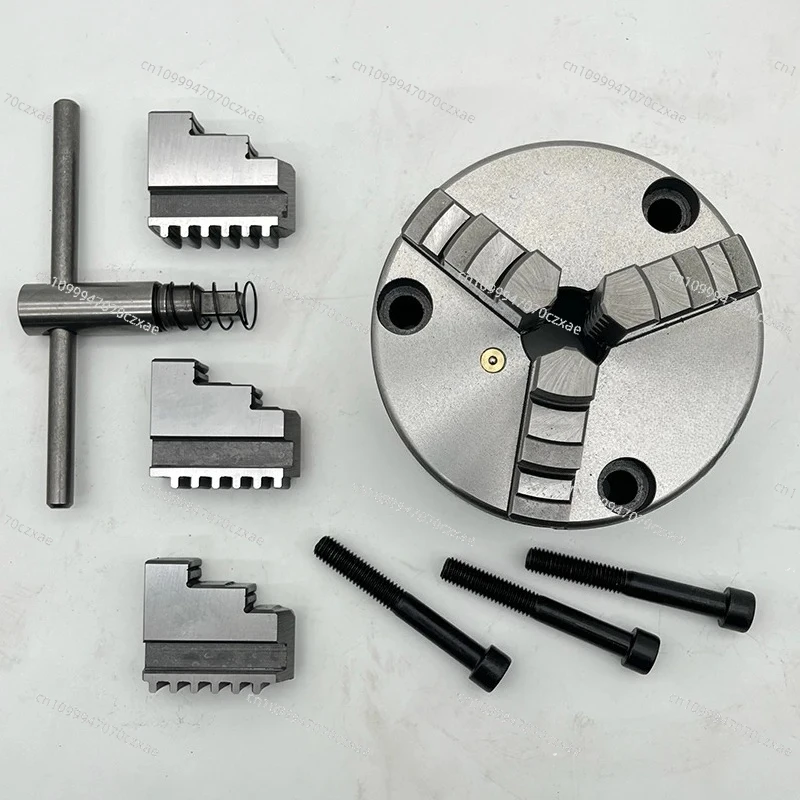 

3-Claw Lathe Chuck 80mm，Front 3 Hole Installation Mini Manual Self-centering Rear Installation K11-80