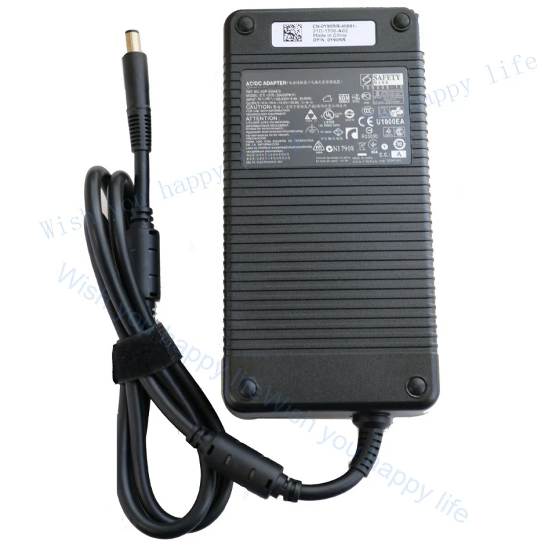 LL 19.5V 16.9A 330W AC Adapter Charger For Dell Alienware m17 R4 Power Supply Cord