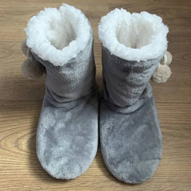 Christmas Thick Thermal Socks Unisex Winter Warm Home Soft Thickened Plush Sleeping Anti Slip Floor Slipper Sock Year Gifts NEW