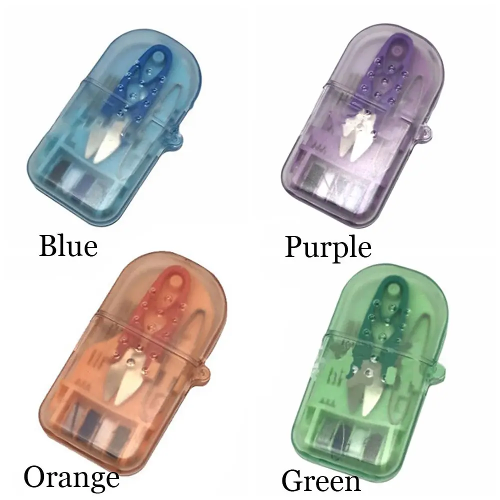 DIY Craft Thread Thimble Stitching Sewing Thread Travel Sewing Kit Portable Needle