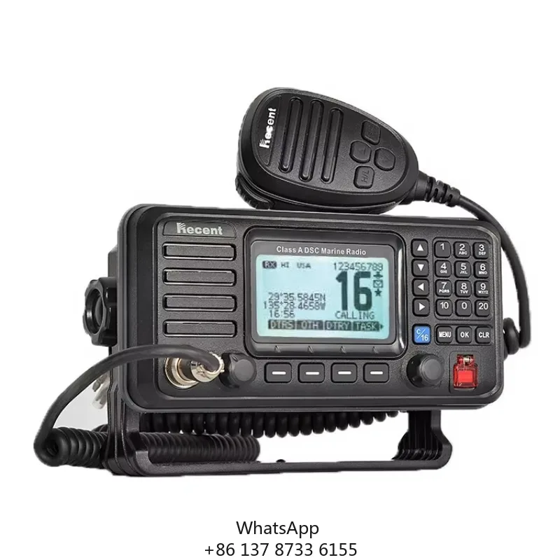 

Recent RS-510M Class A Marine Radio DSC IPX7 Waterproof Mobile Boat Sea Use Fixed Marine Transceiver With External GPS Receiver