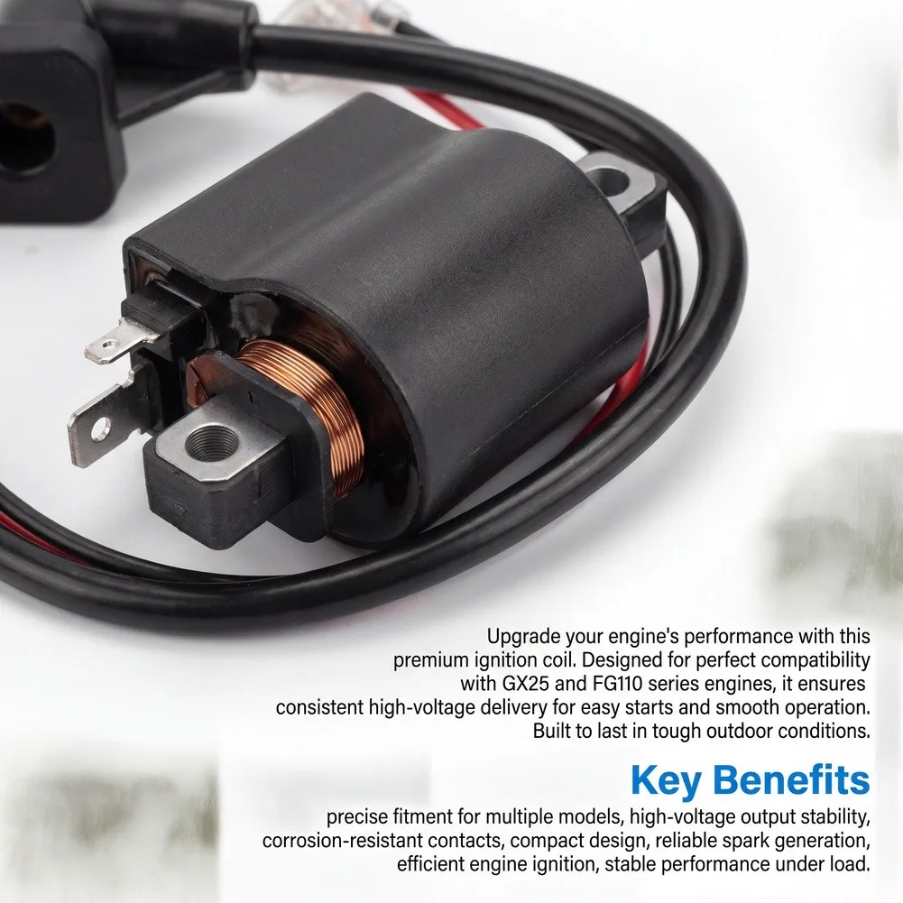 High-Performance Ignition Coil Pack for GX25 GX25N GX25NT GX25T HHT25S FG110 Engine Spark Coil High Voltage Unit
