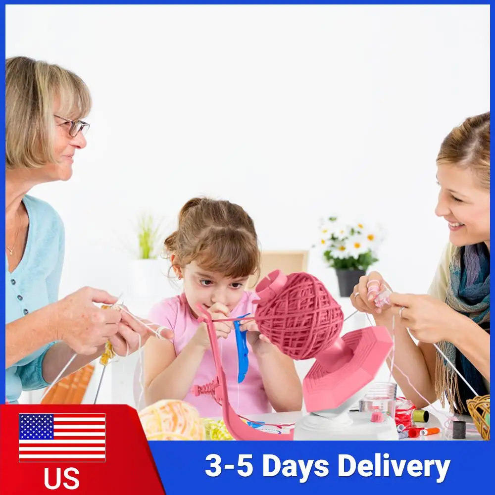 

Электрическая моталка для пряжи с USB-питанием, автоматический намотчик для клубков, нескользящая основа, ролик для шерсти, аксессуары для шитья