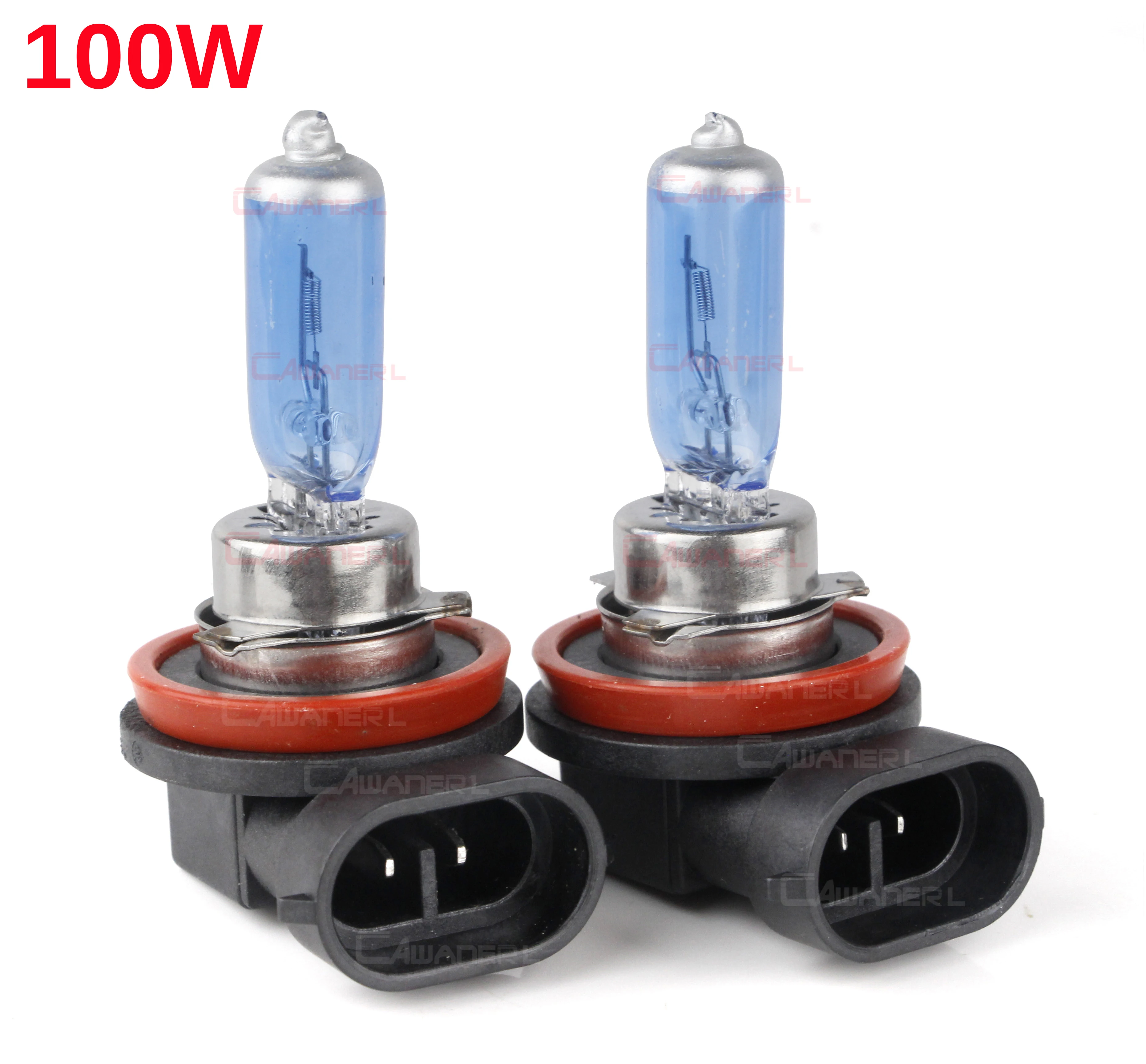 2 Pcs Car Front Bumper Fog Light Lampshade + H11 LED Halogen Bulb Accessories For Nissan Sunny Sedan G10 N16 2012-2019