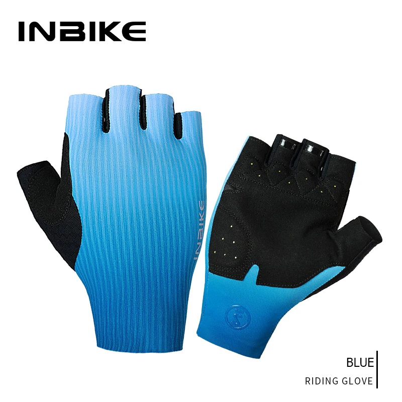 Inbike Fahrrad handschuhe Halb finger Rennrad Reit handschuhe Stoß dämpfung MTB profession elle Biker handschuhe für Fahrrad zubehör