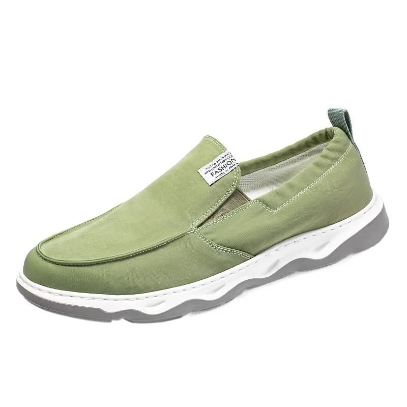 

Men's Shoes 8801 Summer Breathable Slip-On Canvas Shoes Low-Top Men's Casual Shoes Without Laces