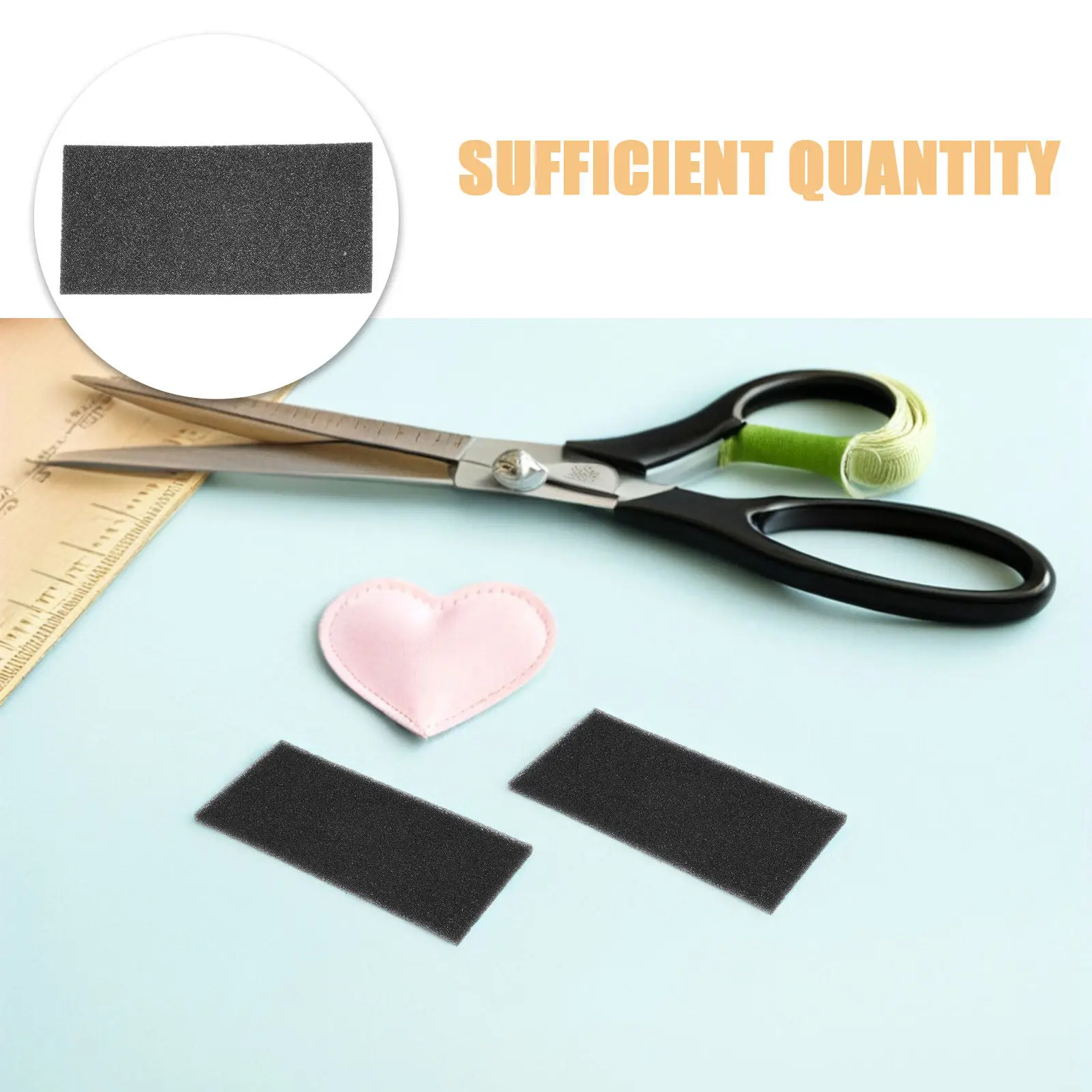 50Pcs Anti Crease Trouser Clip Sponge Pads No Slip Pants Hanger Protectors Prevent Wrinkles Creases Clothes 4x2x016