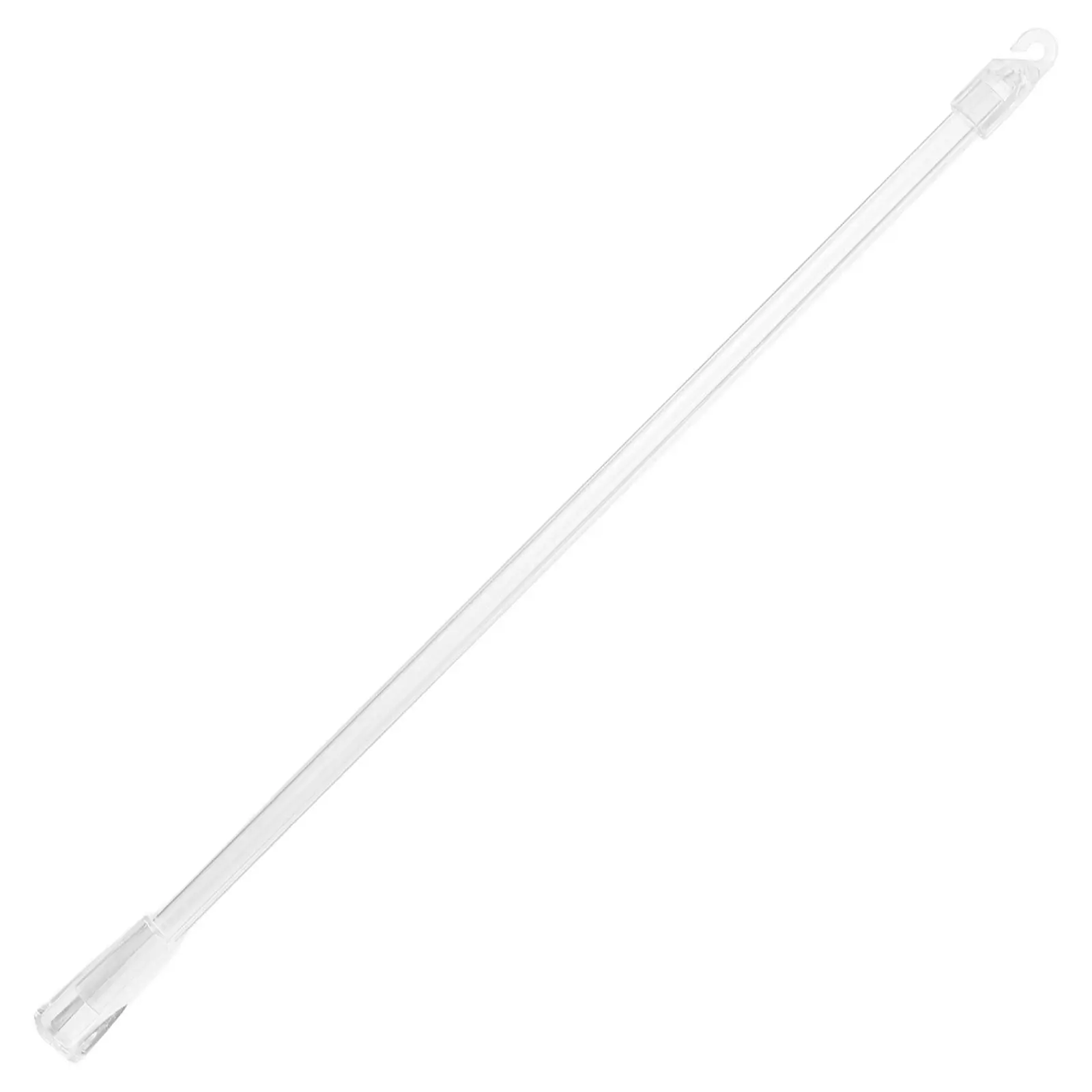 30Cm Clear Acrylic Vertical Blind Wand Opener Stick Long Tilt Rod Hooks Window Blinds Accessories Home Office Clear Blind Wand