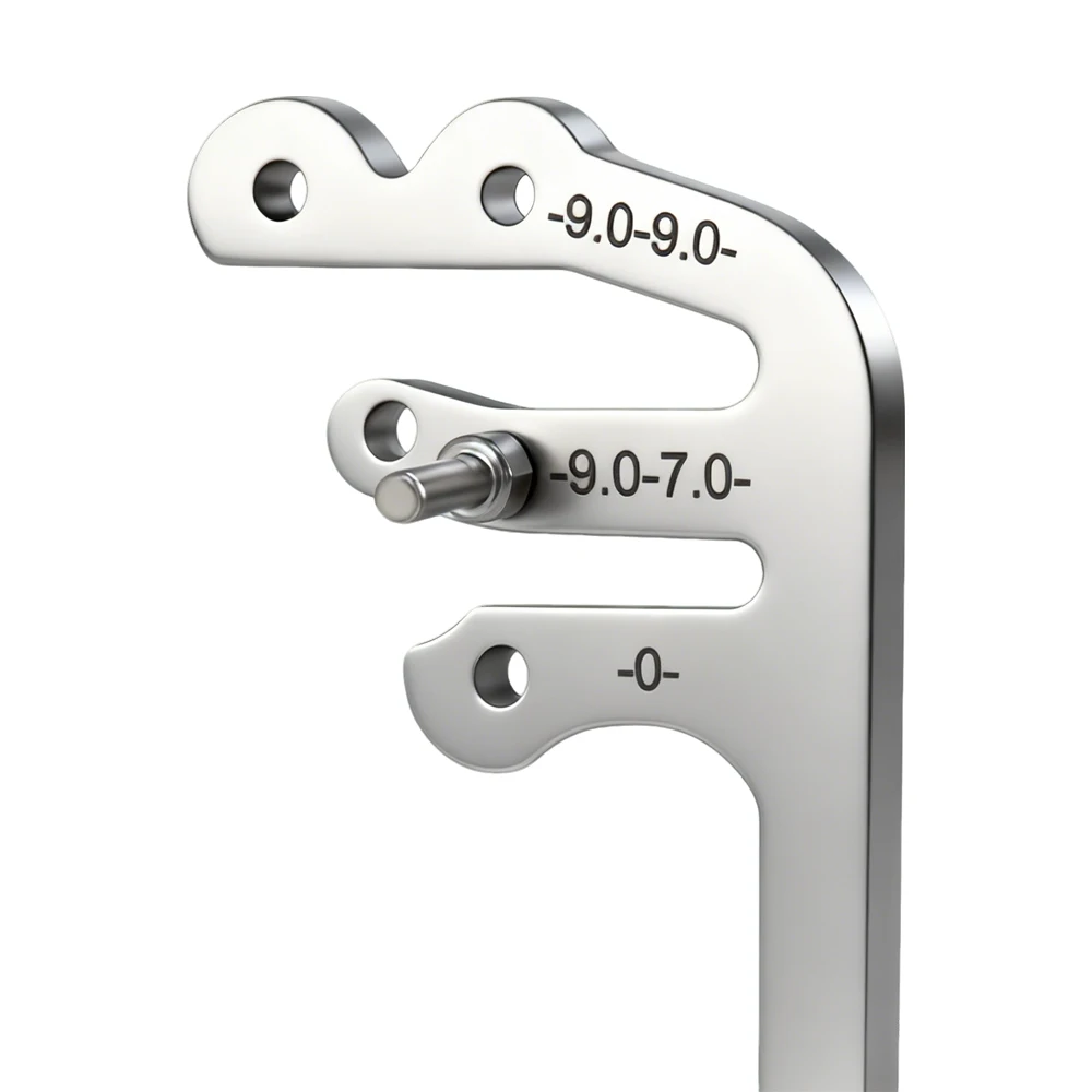 1 مجموعة زراعة الأسنان دليل حاكم مجموعة طبيب الأسنان زراعة محدد الحفر تحديد المواقع دليل جراحة أداة زاوية أدوات