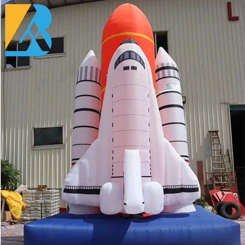 

Customized Large Inflatable Plane Giant Blow up Space Rocket for Event Decoration Toys