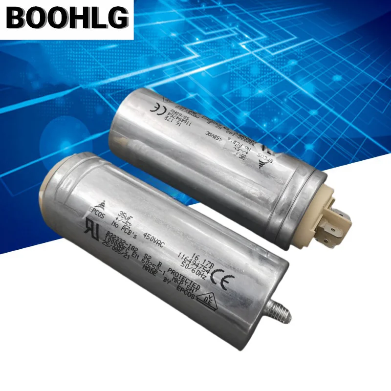 

1 piece B32332 35uF 450VAC fan motor starting capacitor S2