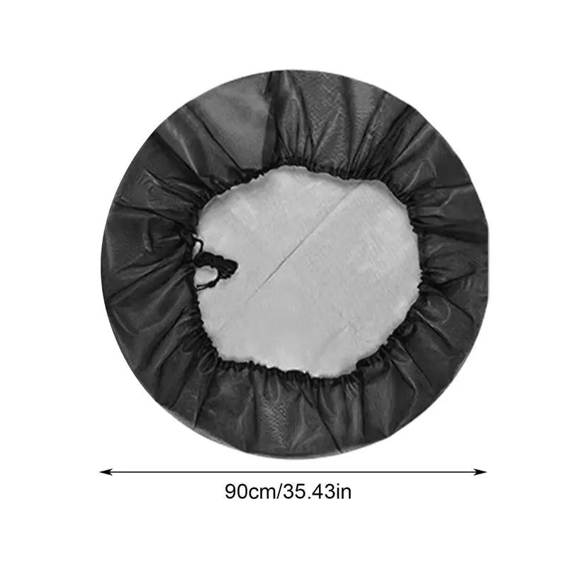 1 Pcs Mesh Cover For Rain Barrel With Drawstring Water Collection Buckets Cover Rain Collection Barrels Netting Screen