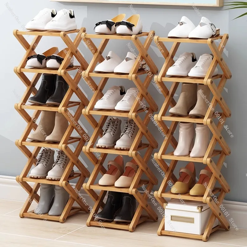 foldable dormitory shoe cabinet at the door of the home, and multi-layer storage will be used as soon as the rental is pulled.