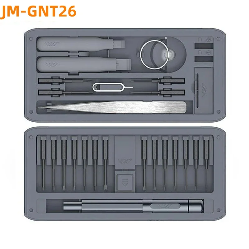 JIMIHOME GNT26/30 Screwdriver Set Disassembly Tools Precision Screwdriver Set with Tweezers Repairing Magnetic Kit