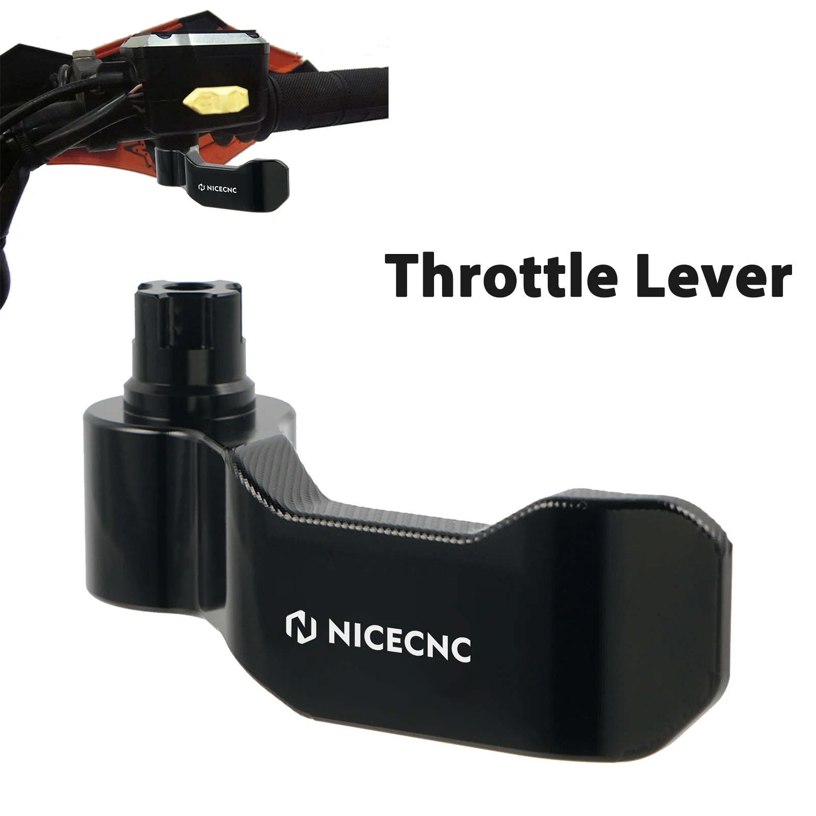ATV Thumb Throttle Lever Aluminum Accessories For Polaris Sportsman 450 570 1000 Scrambler 1000S XP 55