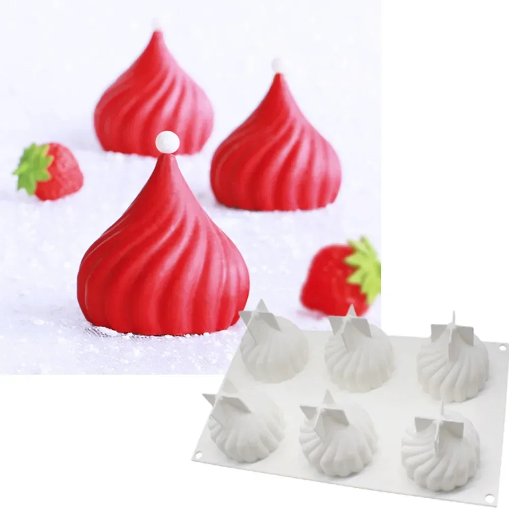 Christmas series 6 even cyclone mousse  onion head  internet celebrity eat ice  cake mold