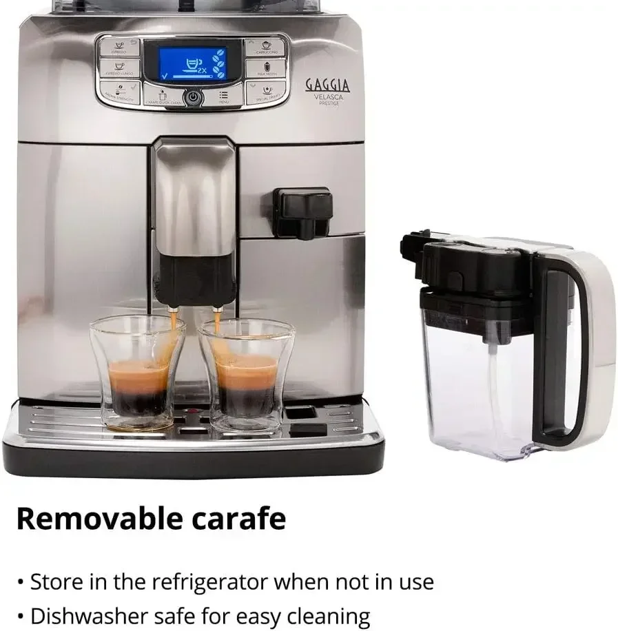 Atus gia-Machine à expresso Prestige Velasca, acier inoxydable, 54 onces