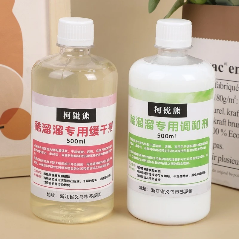 DIY Oil & Acrylic Painting Mixing Retarding Medium Slow‑Drying Agent Special Hand Coloring Painting Medium Art Drawing Supplies