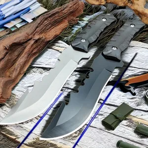 Pisau Tempur Pisau Tetap Taktis Pisau Baja 5cr13mov Pisau Pegangan Aluminium Alat EDC Berburu Kerajinan Semak Pisau Berkemah Pertahanan 10 pisau kukri nepal penjualan terbaik - №