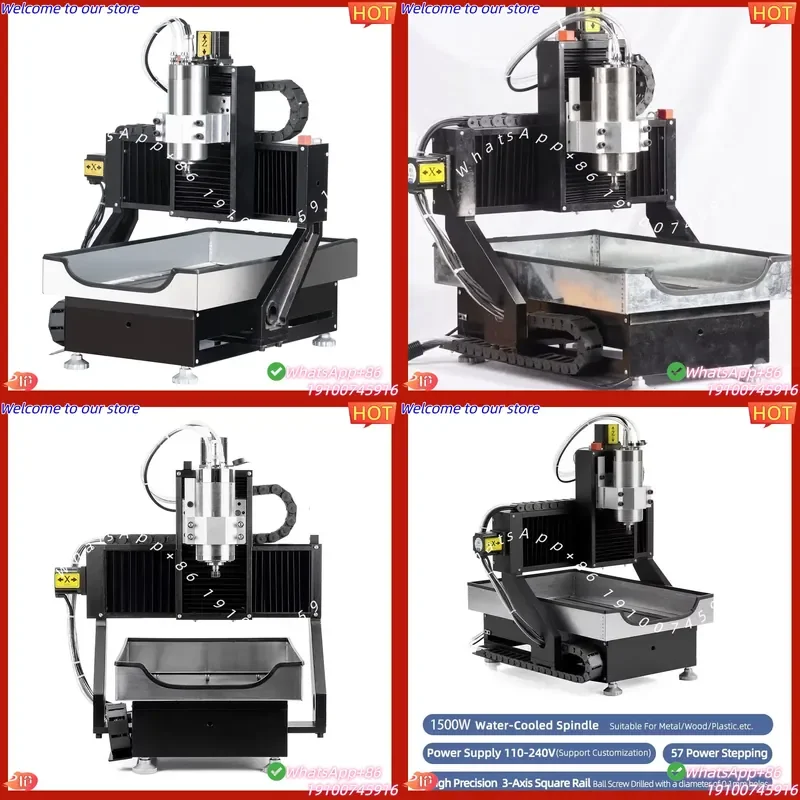 2026 M3040K-1500W CNC Metal Engraving Machine Closed-loop Stepper Drive Precision Machining Industrial Use Stainless Steel