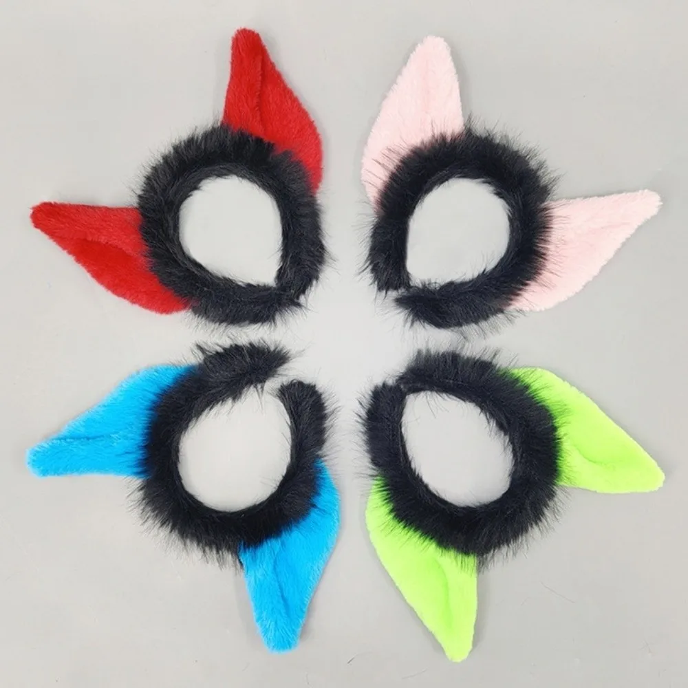 Creative Bentable Halloween Costume Cosplay Props Furry 3D Cat Ears with Belt DIY Devil's Sweetheart Tail Adults