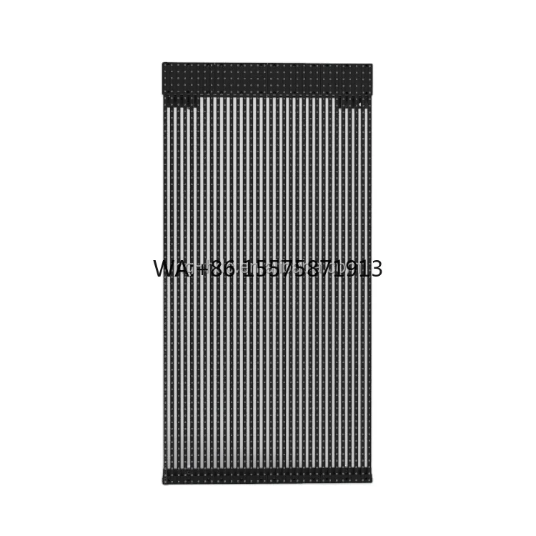 TV screen Grille transparent led display p15 digital advertising board china advertising screens billboards led