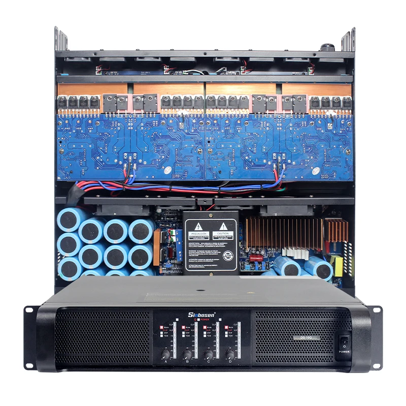 10000Q Heavy Duty IC Amplifier Circuit Amplifier Sinbosen 1 Unit 4 Channel Switching Power Amplifier
