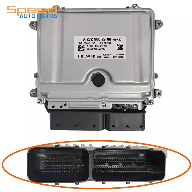 العلامة التجارية الجديدة أ 2729002700 0261209526    لوحة كمبيوتر المحرك ECU لمرسيدس بنز W221 W222 W205 W166 GLE350 GLE400 ML350 CLA350