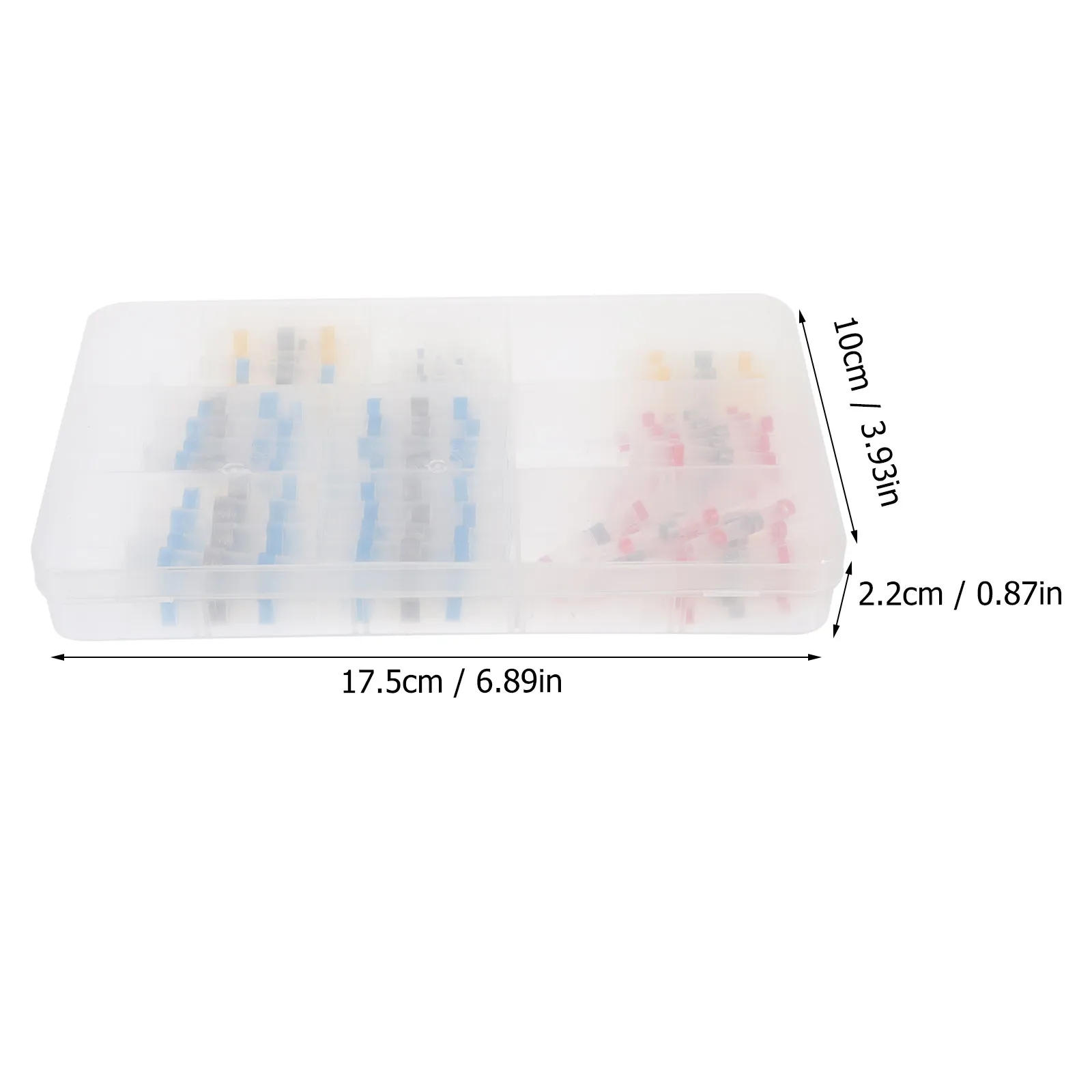 150pcs Heat Shrink Solder Butt Connectors with Hot Melt Ring – Waterproof Polyolefin Wire Splice Tubing