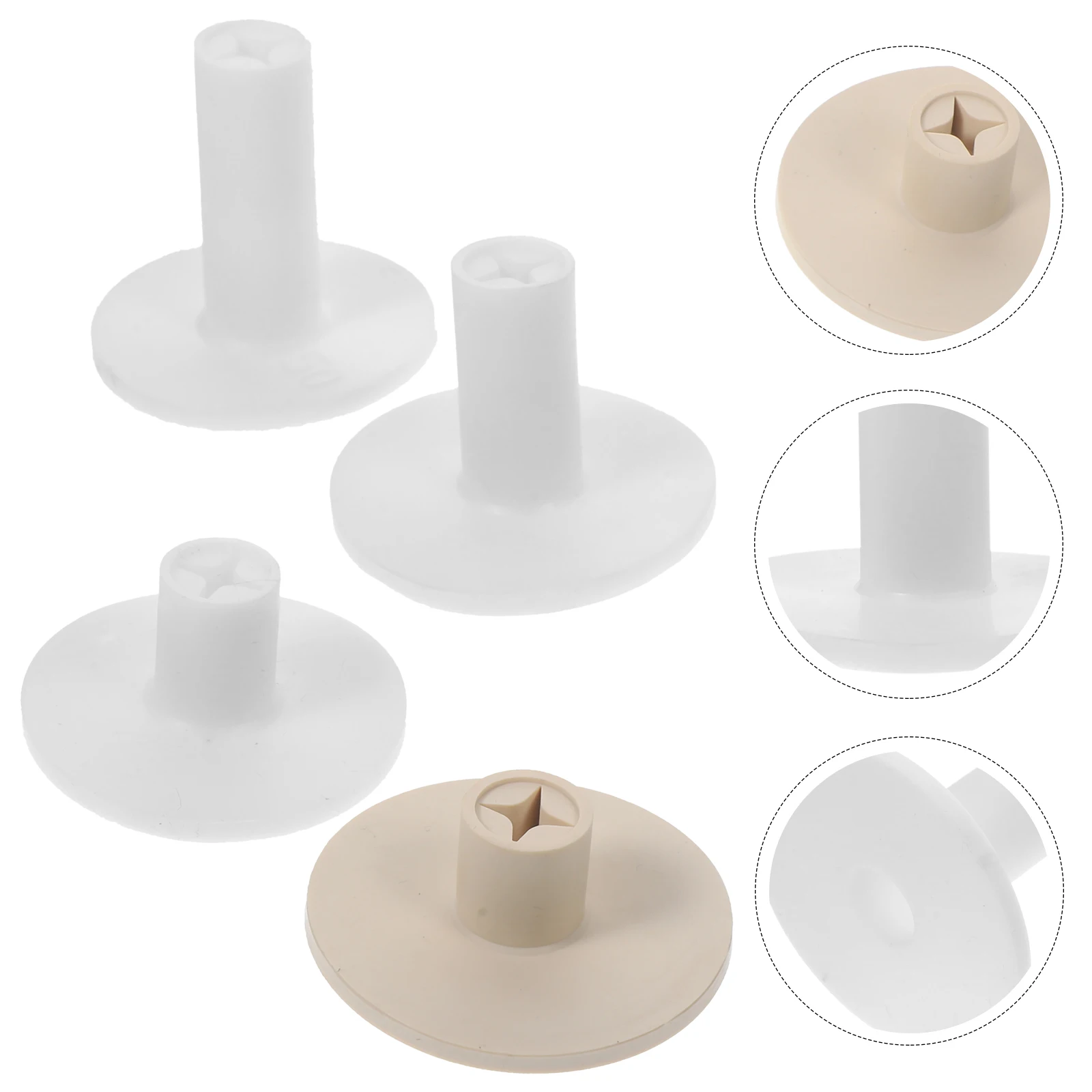 

4Pcs Reusable Golf Tees Flexible Ball Stands Professional Holders Indoor Outdoor Practice Durable Wear-Resist Golf Tees