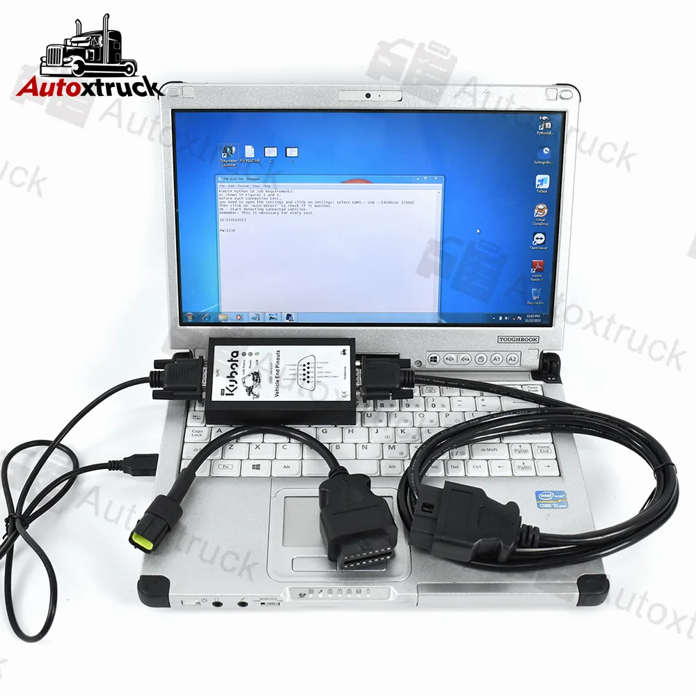 Agricultural Machinery For KUBOTA with CFC2 Laptop Diagmaster Takeuchi Diagmaster Tractor Truck Kubota DIAGNOSTIC KIT