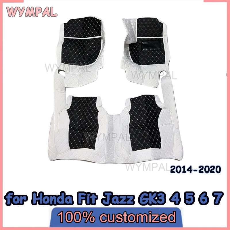 

Автомобильные коврики для Honda Fit Jazz GK3 4 5 6 7 2014 2015 2016 2017 2018 2019 2020 Автомобильные аксессуары