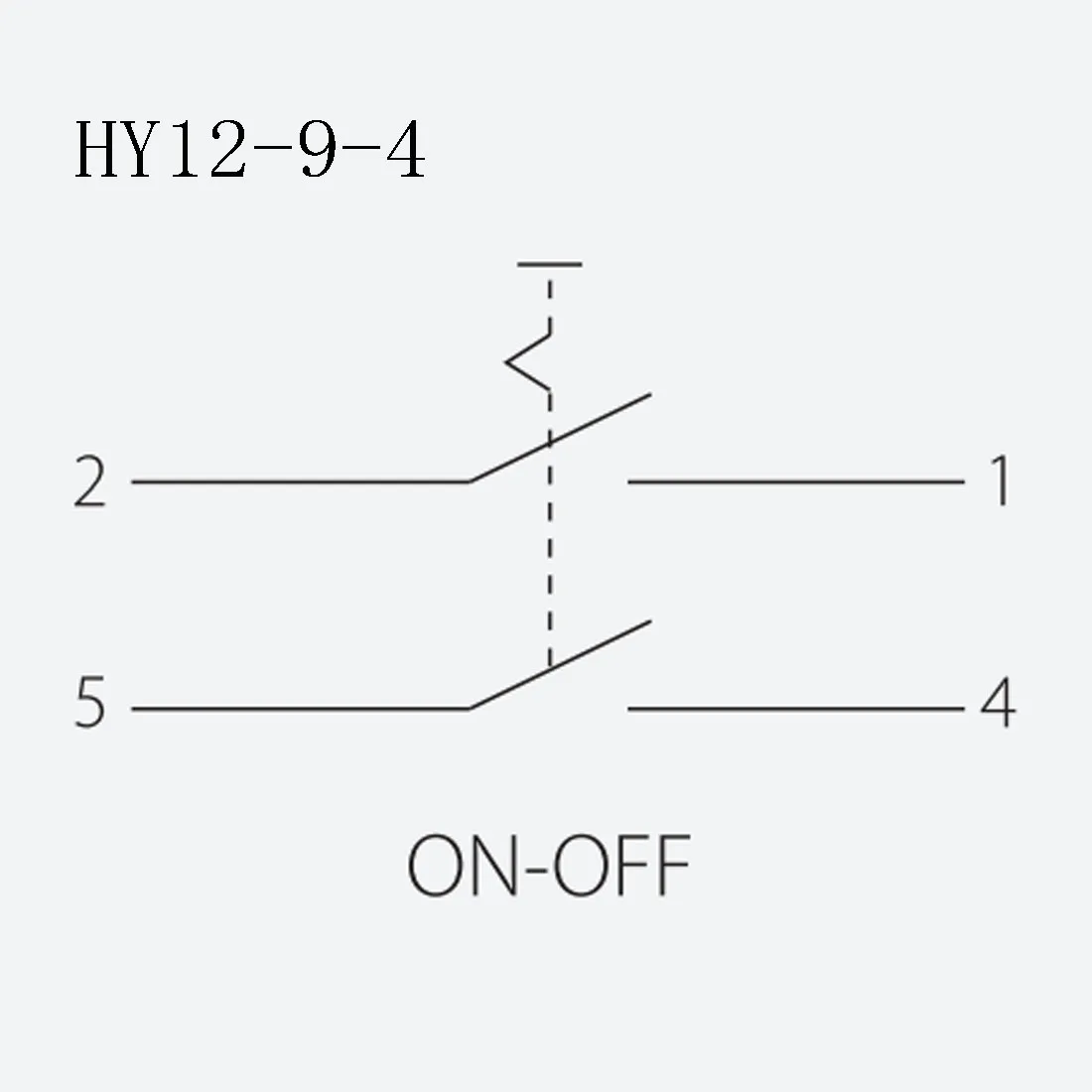 1 pieza KEDU HY12-9-4 20A 125/250V 2HP 125/250V 4 pines interruptor basculante de encendido-apagado