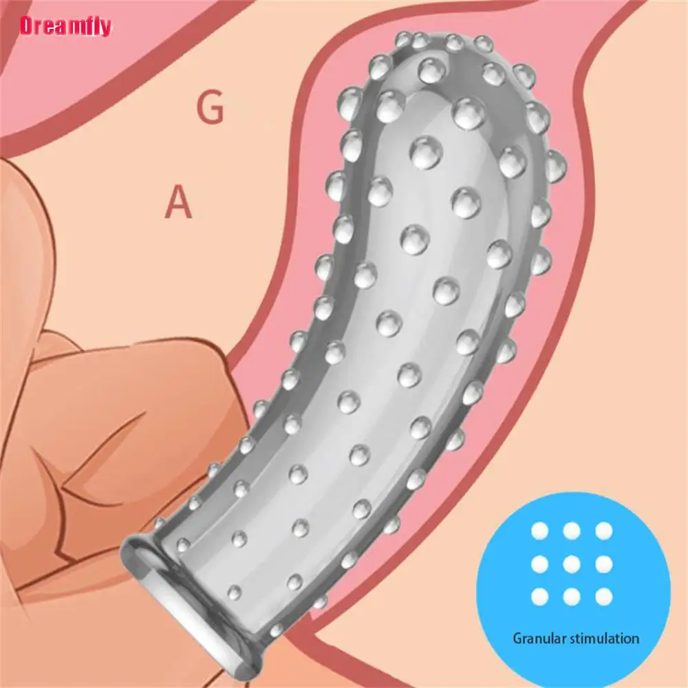 G Point Stimulation Finger Sleeves Clitoris Massage Sex Toys For Women Penis Rings Sex Delay Couples Games Delay Reusable