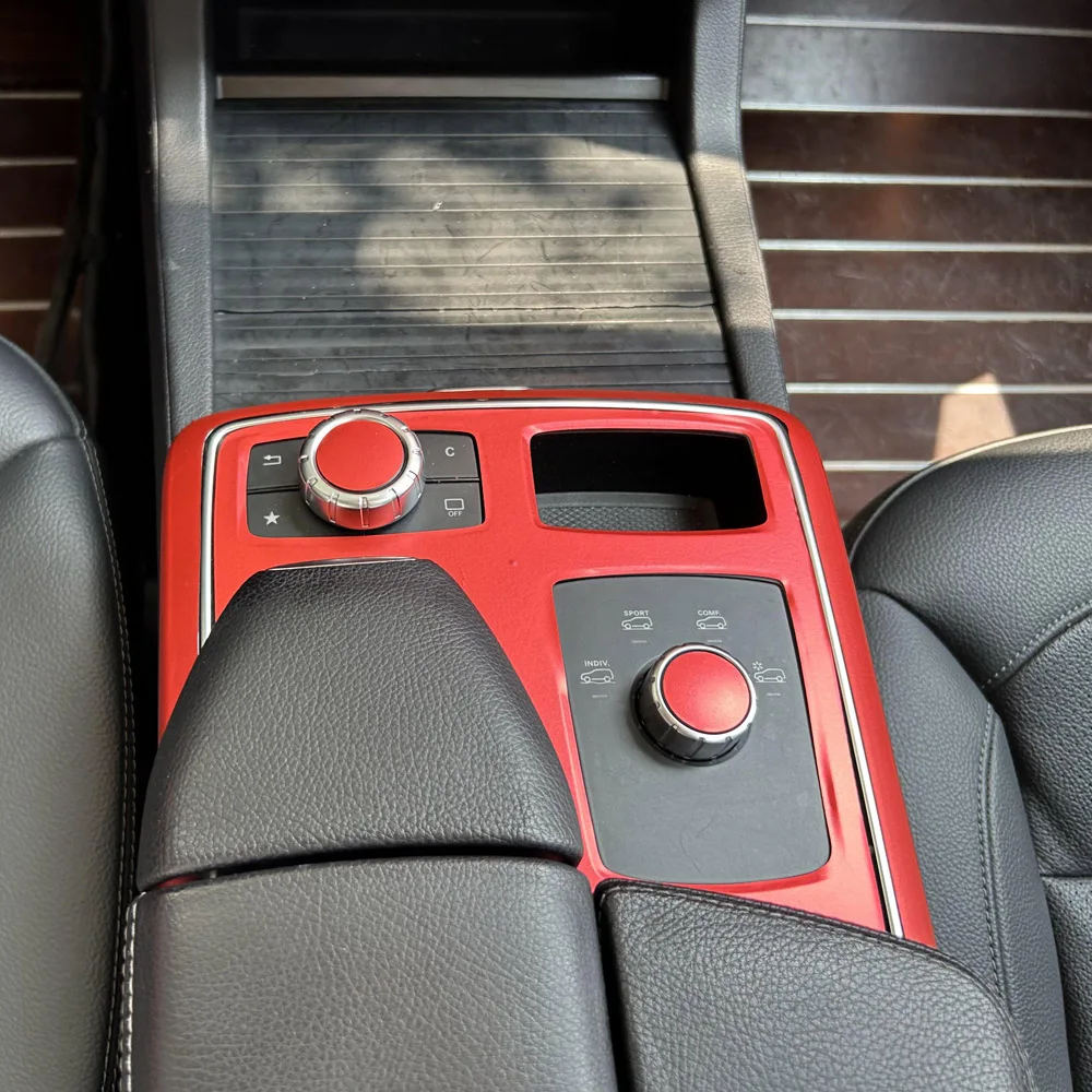 For Mercedes Benz GLE GLS W164/W166 2009-2018 InteriorCentralControlPanelDoorHandleCarbonFiberStickerDecalsCarstylingAccessorie