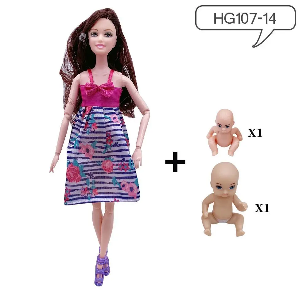 

Educational Mom Doll Active Joint Multifunctional BJD Doll Can Give Birth To Dolls Big Belly Childrens Toys Dolls Family Toys