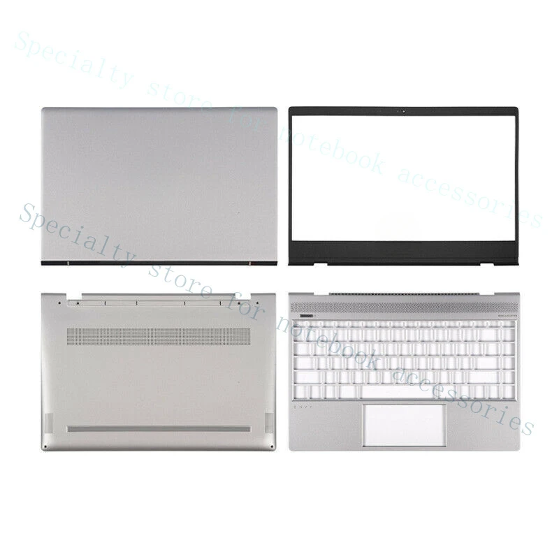

A+ для HP ENVY 13-AQ TPN-W144: задняя крышка ЖК-дисплея, рамка экрана, подставка для рук, нижняя крышка корпуса