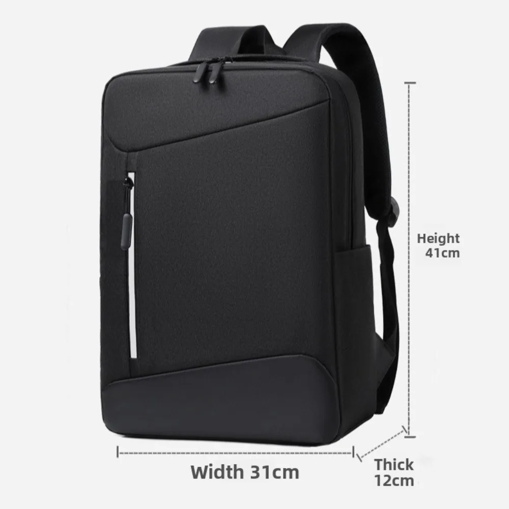 حقيبة ظهر رجال الأعمال غير الرسمية موضة الراقية مقاوم للماء حقائب ظهر للكمبيوتر سعة كبيرة حقيبة مدرسية من قماش أكسفورد للرجال