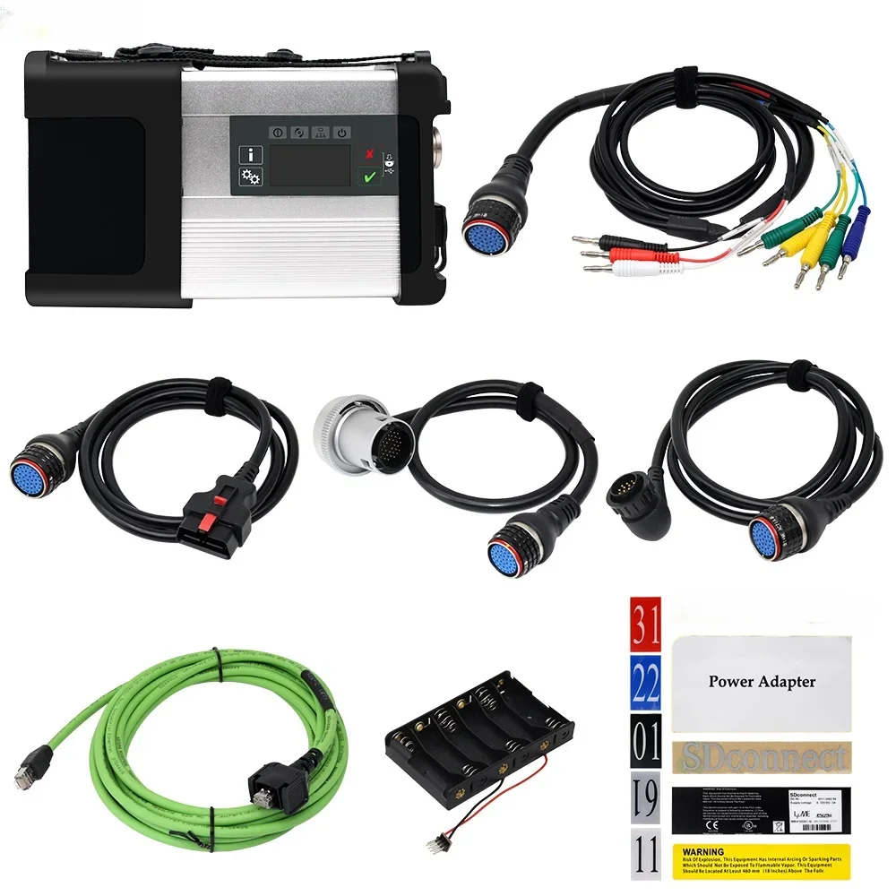 

MB Star C5 SD Multiplexer connect Wifi Diagnosis SD C5 Wireless Function with HDD software 2021.06 For MB Car & Trucks