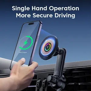 Kabelloser Autolader, Telefonhalterung, schnelles Laden, 15W, Qi, iPhone 14, 13, 12 Pro Max 10 Hauptverkäufe im Rückenlehnen Nmax - №4