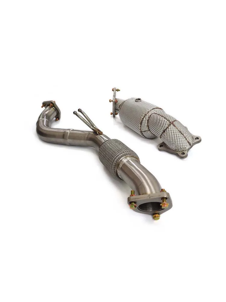 HMD Exhaust System High Flow Performance Resonant for Honda Civic FE 1.5T With Heat Shield Secondry Pipe