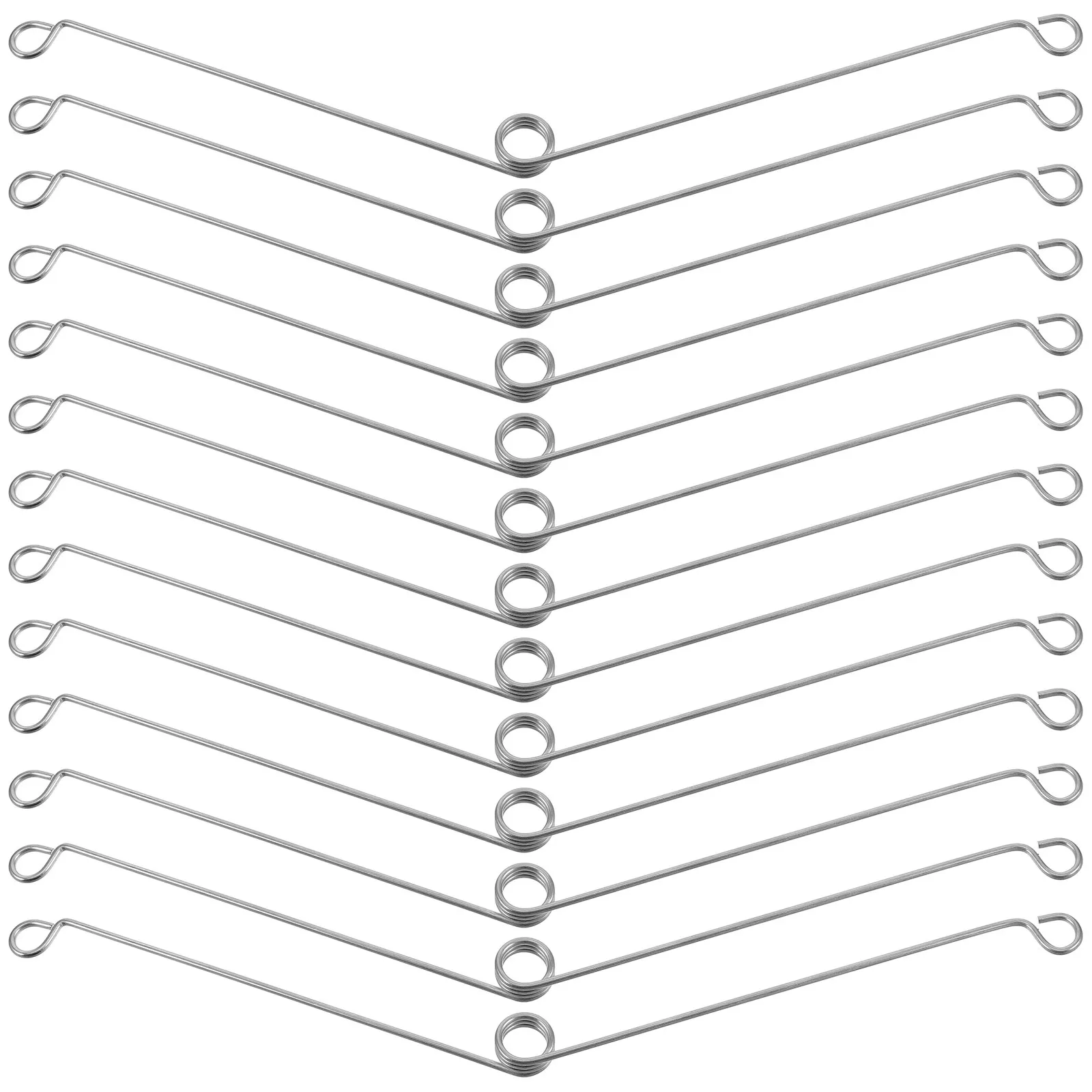 20Pcs Stainless Steel Torsion Spring Clips Recessed Light Fixtures Accessories Strong Secure Mounting Aesthetic Enhancement Home