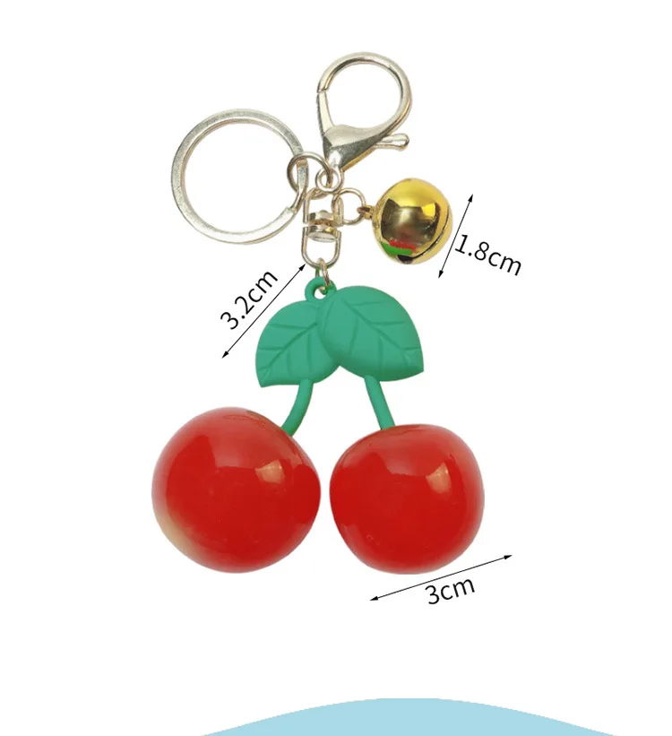 2*100 Pendenti ciondolo charms a forma di CILIEGIA CILIEGE fai da t