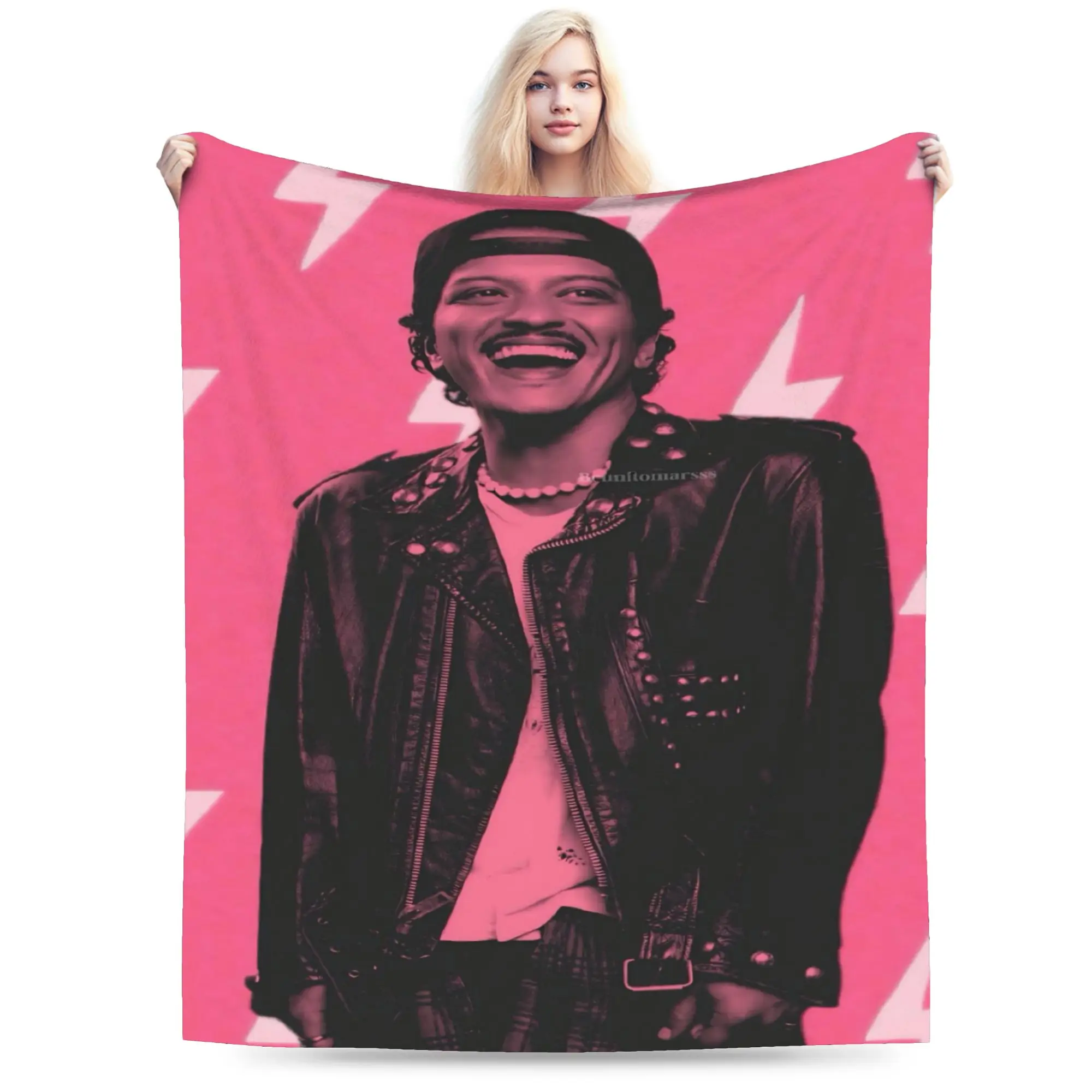 BrunoS Mars The Romantic Tour  Accessories Blankets Super Soft Fleece  Throw Blankets Relax Bedding Throws