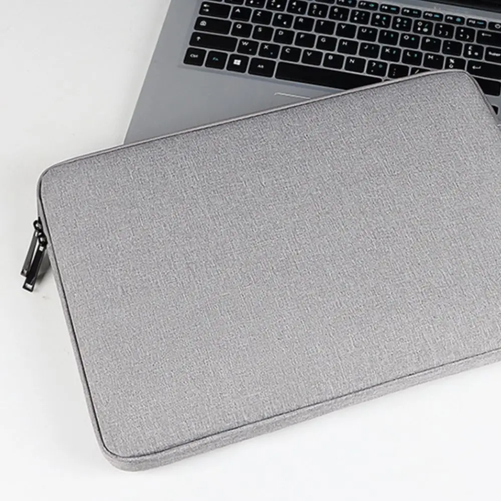 

Soft 13.3Inch Tablet Sleeve Shockproof Pockets Anti Scratch Tablet Protective Pouch Inner Bag Zipper Laptop Bag Phone Bag