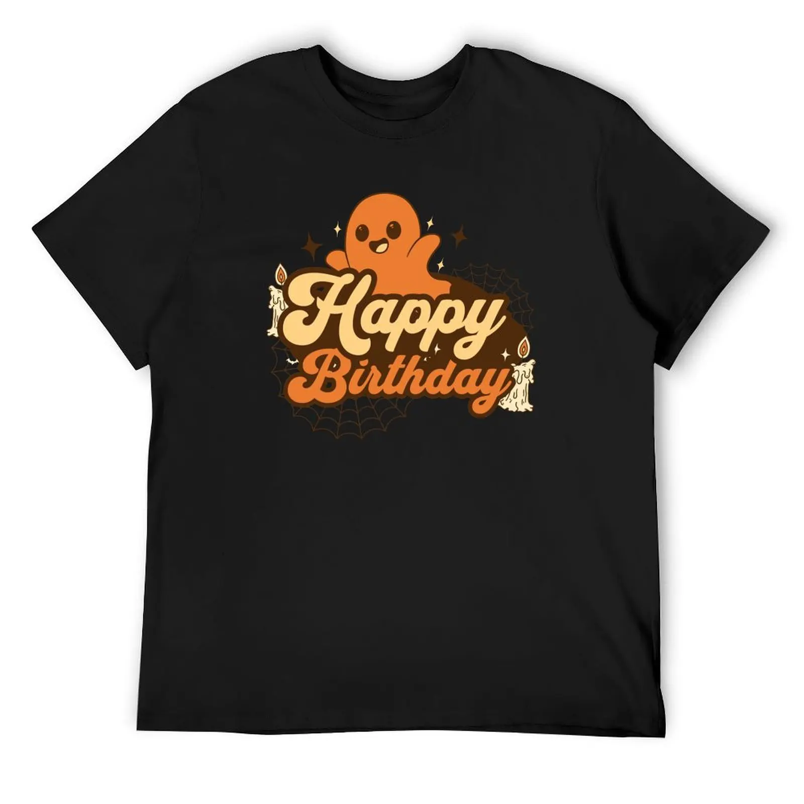 

Happy Birthday Halloween T-Shirt football t shirt graphic shirts anime stuff plus sizes mens fashion